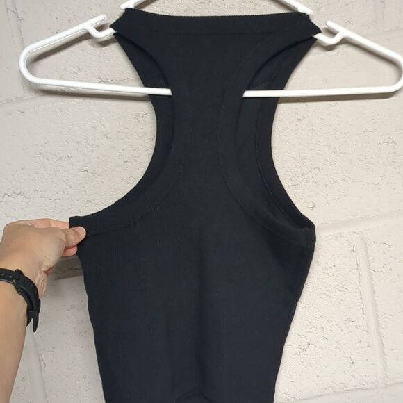 Abercrombie & Fitch Ribbed Fitted Crop Tank Top, Size XS - Picture 3 of 3